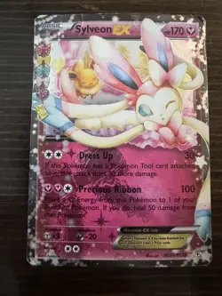 Sylveon EX RC21-32 Generations: Radiant Collection Holo Pokemon Card - Image 1