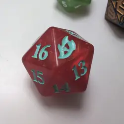 Magic The Gathering Lot Of 3 Oversize Dice Die D20 - Image 2