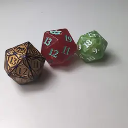 Magic The Gathering Lot Of 3 Oversize Dice Die D20 - Image 5