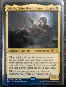 Malik, Grim Manipulator - Secret Lair Universes Within (MTG) - Image 1