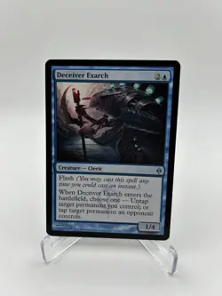 MTG 2011 Deceiver Exarch - Creature, ClericNew Phyrexia 33/175 NPH Uncommon Blue - Image 1