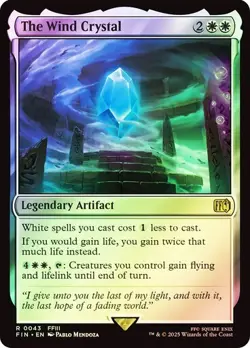 The Wind Crystal FOIL - 0043 - Rare - Final Fantasy FIN MTG - Image 1