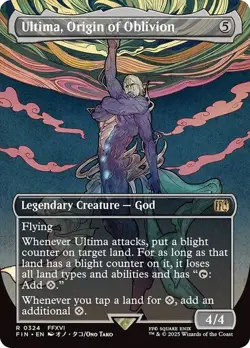 Ultima, Origin of Oblivion BORDERLESS - 0324 - Rare - Final Fantasy FIN MTG - Image 1