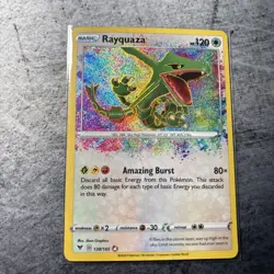 NM-Mint Rayquaza - 138/185 - Amazing Rare Pokemon Vivid Voltage - Image 1