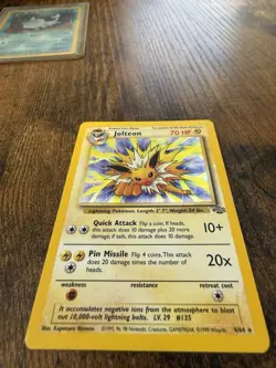Pokemon Jolteon 4/64 Jungle 1999 Stage 1 70 HP Rare Holo Wizards of the Coast - Image 4
