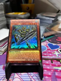 Yugioh Magnet Warrior Omega Plus MZMU-EN054 Miscut Error Misprint Copy A - Image 1