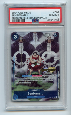 PSA 10 Sentomaru Championship 2023 English Promo One Piece Card - Image 1