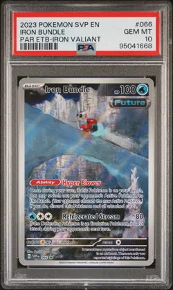 Iron Bundle 066 Sv: Scarlet & Violet Promo Card Holo PSA 10 GEM MINT - Image 1