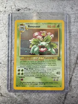Pokemon Venusaur Holo Promo #13 – WOTC Black Star 2000 Vintage Card - Image 3