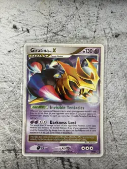 Pokemon Giratina LV.X DP38 Holo Black Star Promo Card - Image 1