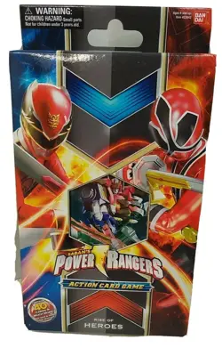 2013 Power Rangers Action Card Game Rise of Heroes Starter Set NEW - Image 1
