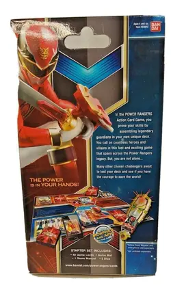 2013 Power Rangers Action Card Game Rise of Heroes Starter Set NEW - Image 2
