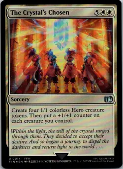 MTG The Crystal's Chosen U FINAL FANTASY 14 NM Foil - Image 1