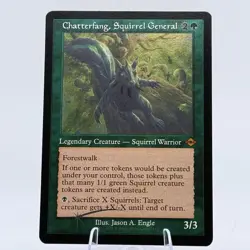 MTG Modern Horizons 2 - Chatterfang, Squirrel General (Retro)[FOIL](Etched) -MH2 - Image 1