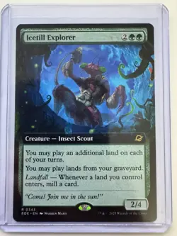 Icetill Explorer #0343 Extended Art Non-Foil Edge of Eternities NM ENG MTG - Image 1