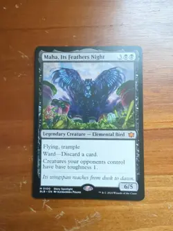 Maha, Its Feathers Night Bloomburrow Regular - Image 1