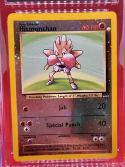 CGC 8.5 Hitmonchan Reverse Holo 2003 Best of Game Promo #2 Pokemon Vintage TCG - Image 2