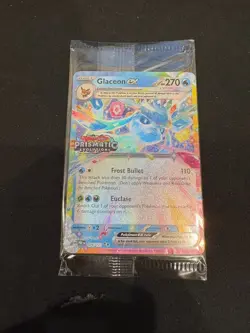 Pokemon Card Glaceon ex 026/131 Stamped Prismatic Evolutions Promo - Sealed - Image 1