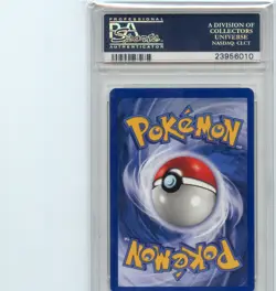 1st Edition DITTO Holo 1999 Pokemon Fossil # 3 Gem Mint PSA 10 No sparkle Error - Image 2