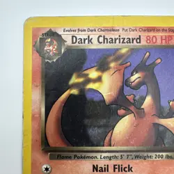 Dark Charizard 21/82 Non-Holo Team Rocket Vintage Pokemon TCG DMG - Image 3