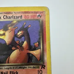 Dark Charizard 21/82 Non-Holo Team Rocket Vintage Pokemon TCG DMG - Image 4