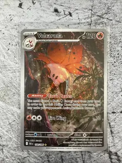 Pokemon Volcarona 100/086 Black Bolt Illustration Rare Full Art - Near Mint - Image 1