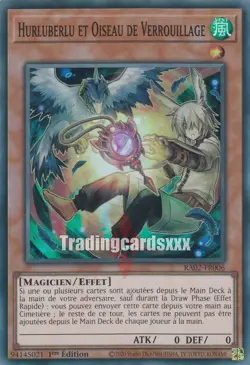 Yu-Gi-Oh! Hurluberlu et Oiseau de Verrouillage - V.2 : SR RA02-FR006 - Image 1