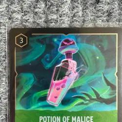 Disney Lorcana Whispers in the Well Potion of Malice 98/204 Super Rare Cold Foil - Image 5