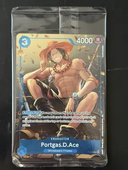 Portgas.D.Ace (Tin Pack Set Vol. 2) P-073 Foil Promotional Card SEALED! - Image 1