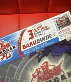 Bakugan Battle Brawlers Binder Bakubinder Black Darkus 3 Exclusive Cards NEW - Image 2