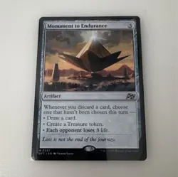 Magic: The Gathering Monument to Endurance Rare Artifact Aetherdrift Regular - Image 1