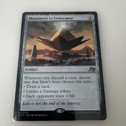 Magic: The Gathering Monument to Endurance Rare Artifact Aetherdrift Regular - Image 4