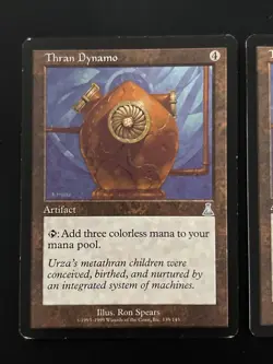 2x Thran Dynamo - Urza’s Destiny Magic MTG LP - Image 2