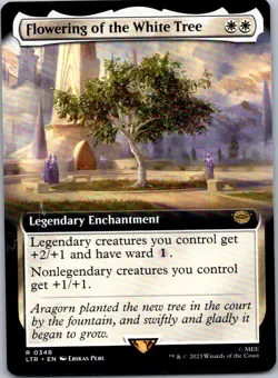 Magic The Gathering Flowering of the White Tree (Extended Art) R Universes Beyon - Image 1