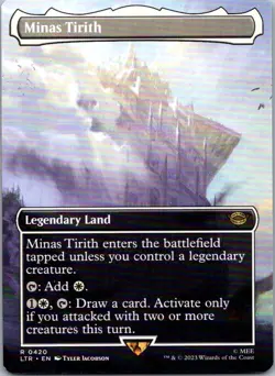 Magic The Gathering Minas Tirith () (Borderless) R Universes Beyond: The Lord of - Image 1
