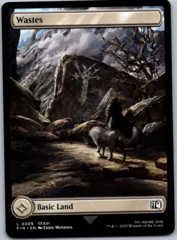 Magic The Gathering Wastes L FINAL FANTASY 309 NM - Image 1