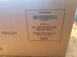 MTG Adventures in the Forgotten Realms Set of 4 Commander Decks Sealed Case - Image 1