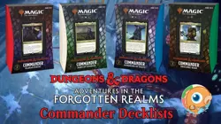 MTG Adventures in the Forgotten Realms Set of 4 Commander Decks Sealed Case - Image 3