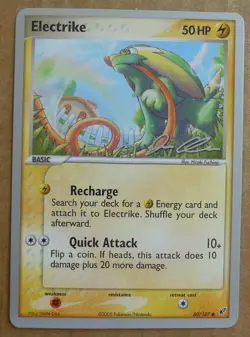 2006 World Championships Electrike 60/107 Promo Non-Holo Pokemon NM - Image 1