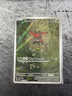 Pokemon TCG Tapu Bulu 065/064 Shrouded Fable Illustration Rare Full Art Holo NM - Image 1