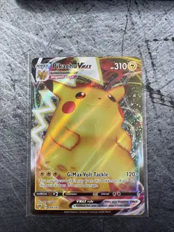 Full Art Pikachu VMAX Vivid Voltage #044/185 2020 Pokemon TCG Near Mint - Image 1