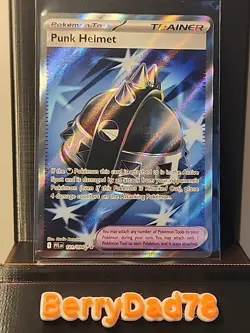 Punk Helmet 121/094 Me02: Phantasmal Flames Holo Pokemon TCG NM - Image 1
