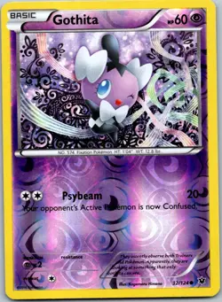 Pokemon Gothita Common XY - Fates Collide 32/124 NM Reverse Holo - Image 1