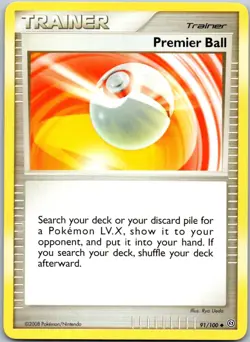 Pokemon Premier Ball Uncommon Stormfront 91/100 NM - Image 1