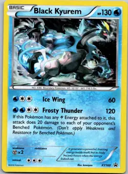 Pokemon Black Kyurem Promo XY Promos XY160 NM Holo - Image 1