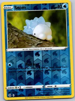 Pokemon Snom Common SWSH08: Fusion Strike 084/264 NM Reverse holo - Image 1