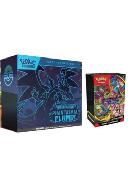 Pokemon Mega Evolution Phantasmal Flames ETB and Booster Bundle - Image 1