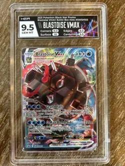 Blastoise VMAX SWSH103 Promo – HGA 9.5 GEM MT Graded – Subgrades – Pokemon TCG - Image 1