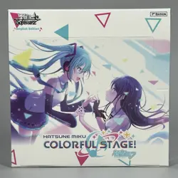 Weiss Schwarz Hatsune Miku Colorful Stage Booster Box Sealed English 12 Packs - Image 1
