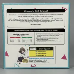 Weiss Schwarz Hatsune Miku Colorful Stage Booster Box Sealed English 12 Packs - Image 2